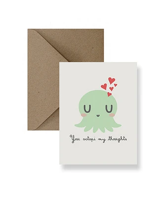 You Octopi My Thoughts Card  - IM Paper