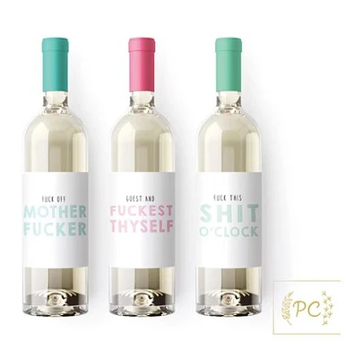 F-Bomb (Label Set) - Prairie Chick Prints