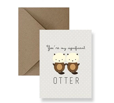 You're My Significant Otter Card - IM Paper