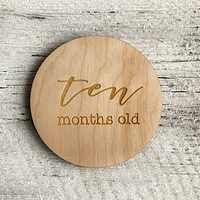 Baby Milestone Plaque - Etch'd Designs