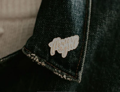 Flower Girl Enamel Pin - So Ela