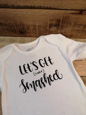 Let's Get Cake Smashed Onesie - All Decked Out Events