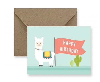 Happy Birthday (Llama) Card - IM Paper