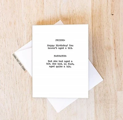 Narrator Card - Morse Code Love Prints
