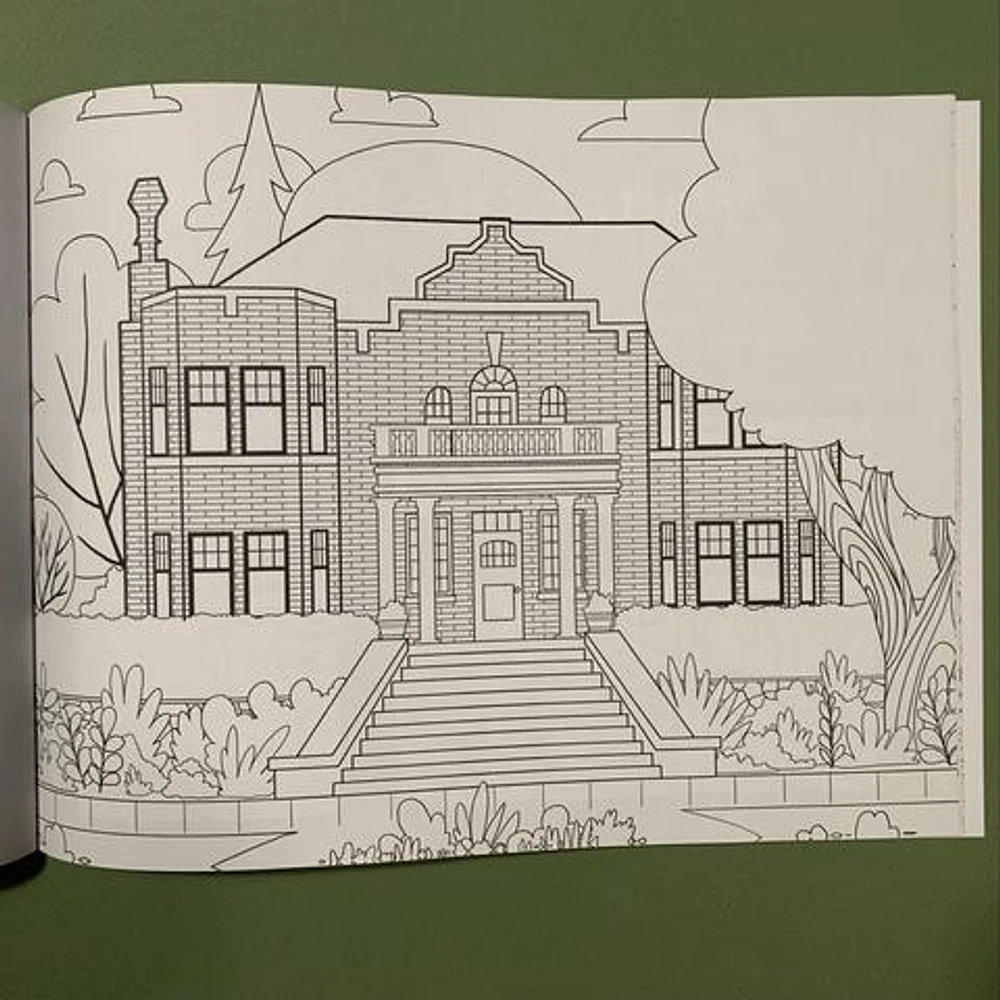 Edmonton: A Colouring Book - Snow Alligator