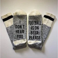 Football Is On Socks - What She Said Creatives