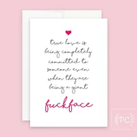 Fuckface Card - Prairie Chick Prints