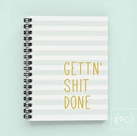 Gettn' Shit Done Notebook - Prairie Chick Prints