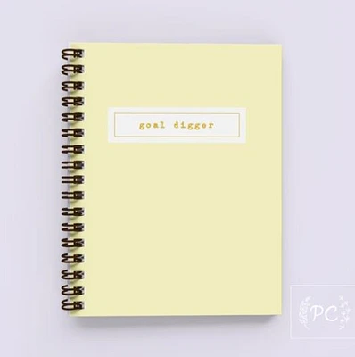 Goal Digger Notebook - Prairie Chick Prints