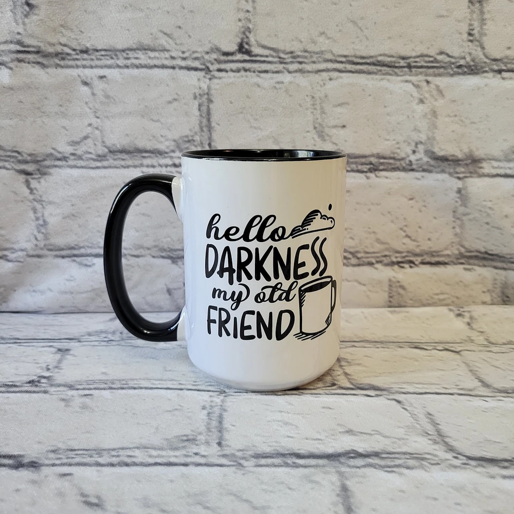 Hello Darkness My Old Friend / 15oz Mug - All Decked Out