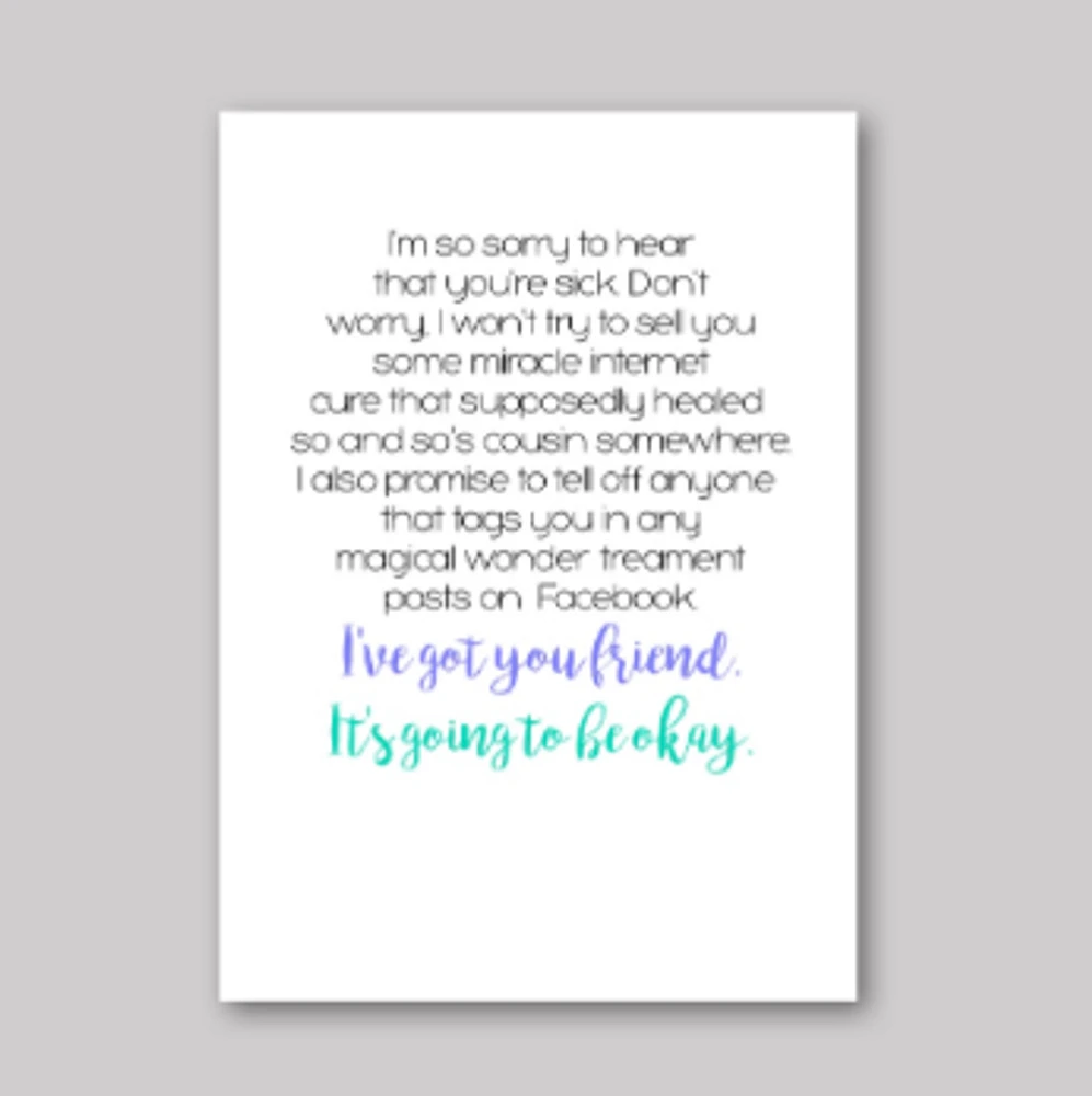 I've Got You Card - What She Said Creatives