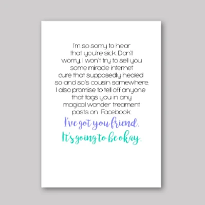 I've Got You Card - What She Said Creatives