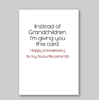 Instead of Grandchildren Card - What She Said Creatives