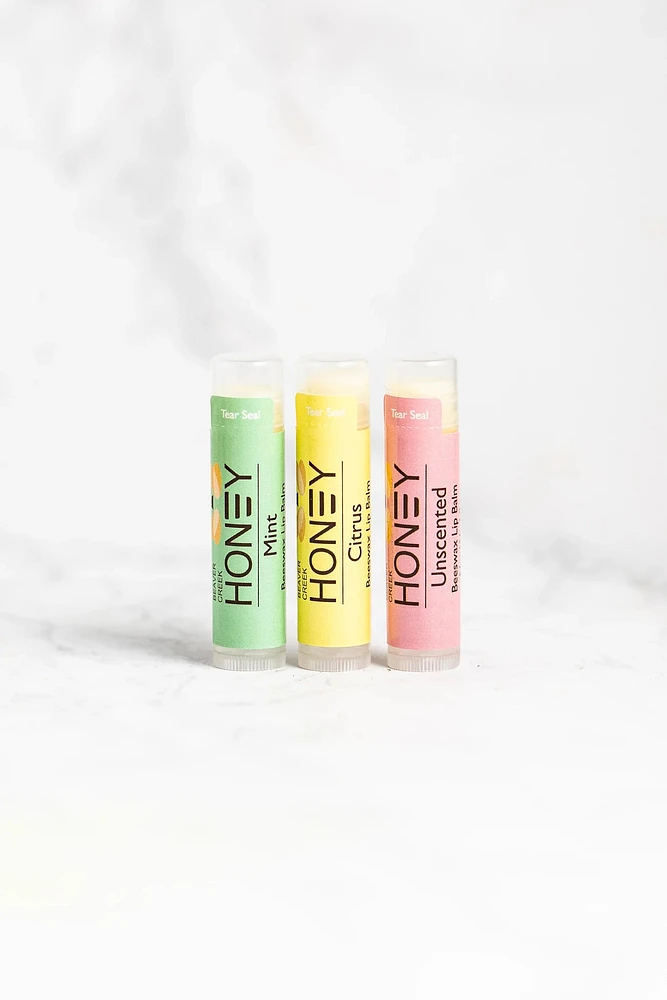 Unscented / Lip Balm  - Beaver Creek Honey