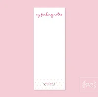 My Fucking Notes Notepad - Prairie Chick Prints