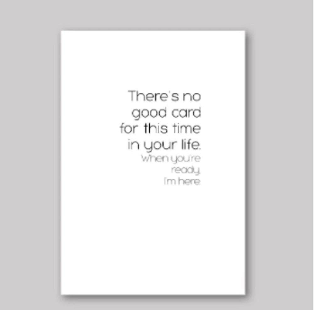 No Good Time Card - What She Said Creatives