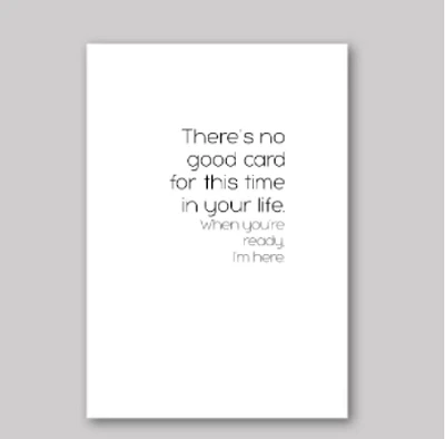 No Good Time Card - What She Said Creatives