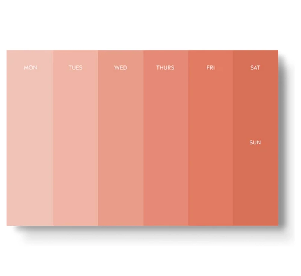Paint Chip / Weekly Planner - Elyse Breanne Design