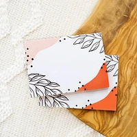 Pink Leaves / Sticky Notes  - Elyse Breanne Design