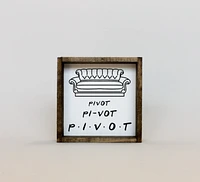 Pivot (7x7) Wooden Sign - William Rae Designs