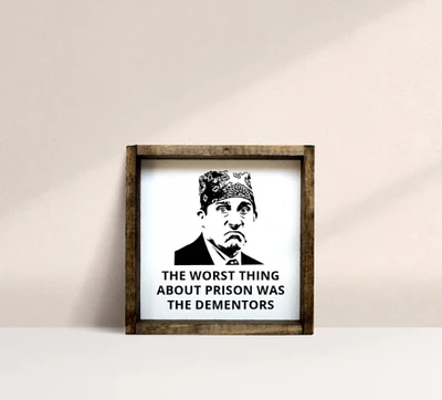 Prison Mike (7x7) Wooden Sign - William Rae Designs