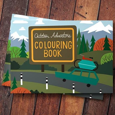 Rocky Mountains: A Colouring Book - Snow Alligator
