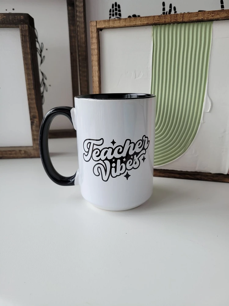 Teacher Vibes / 15oz Mug - All Decked Out