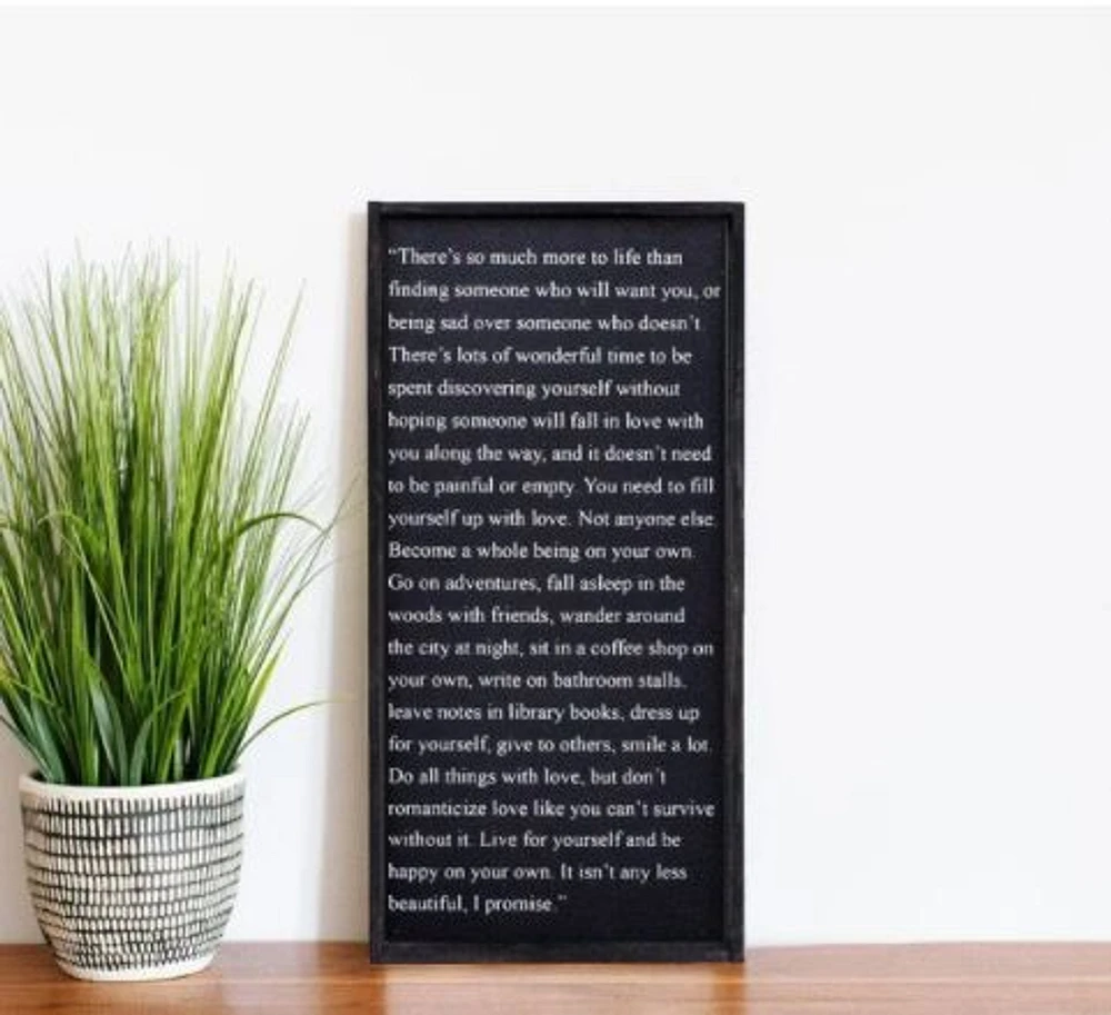 There's So Much More To Life (12x24) Wooden Sign - William Rae Designs