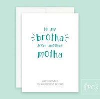 Brotha From Another Motha Card - Prairie Chick Prints