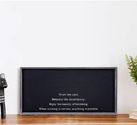 Trust The Wait (12x24) Wooden Sign - William Rae Designs