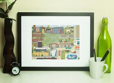 University of Alberta Print - Snow Alligator
