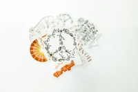 Floral Peace Sign / Sticker - Keepsakes by TMK