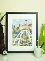 Edmonton Walterdale Crossing Print - Snow Alligator