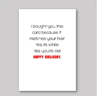 Yes, You're Old Card - What She Said Creatives