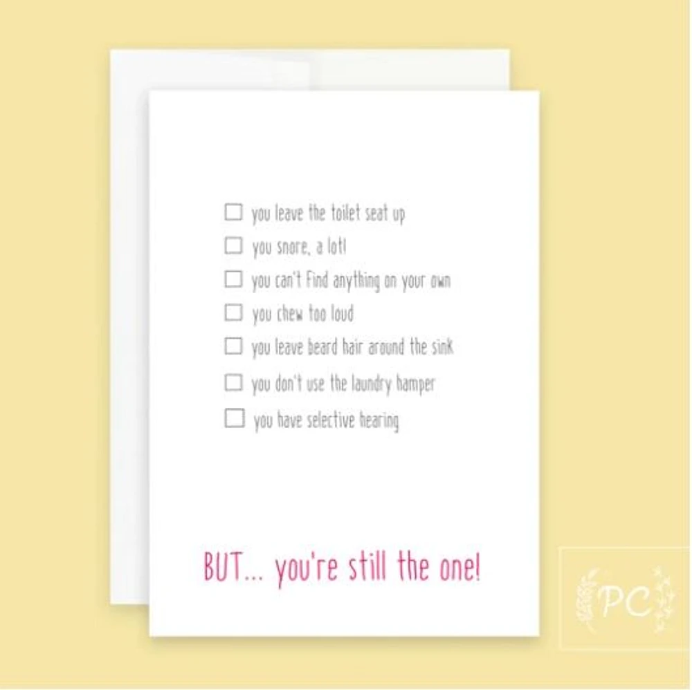 You're Still The One Card - Prairie Chick Prints