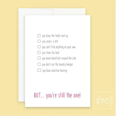 You're Still The One Card - Prairie Chick Prints