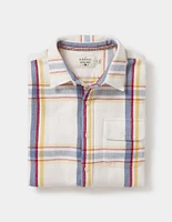 Boone Heavy Brushed Twill Overshirt Plaid