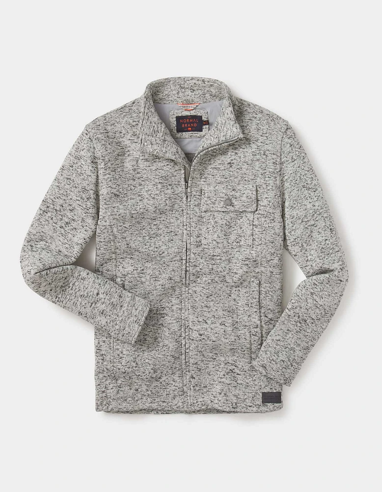 Lincoln Fleece Jacket Grey