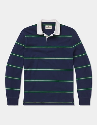 Lennox Jersey Rugby Polo Navy Stripe