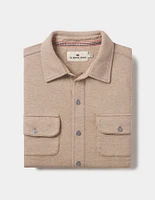 Textured Knit Shirt Tan