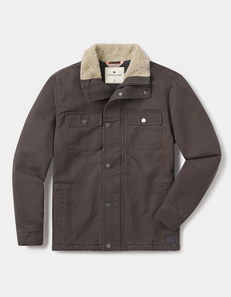 Canvas Chore Coat Charcoal