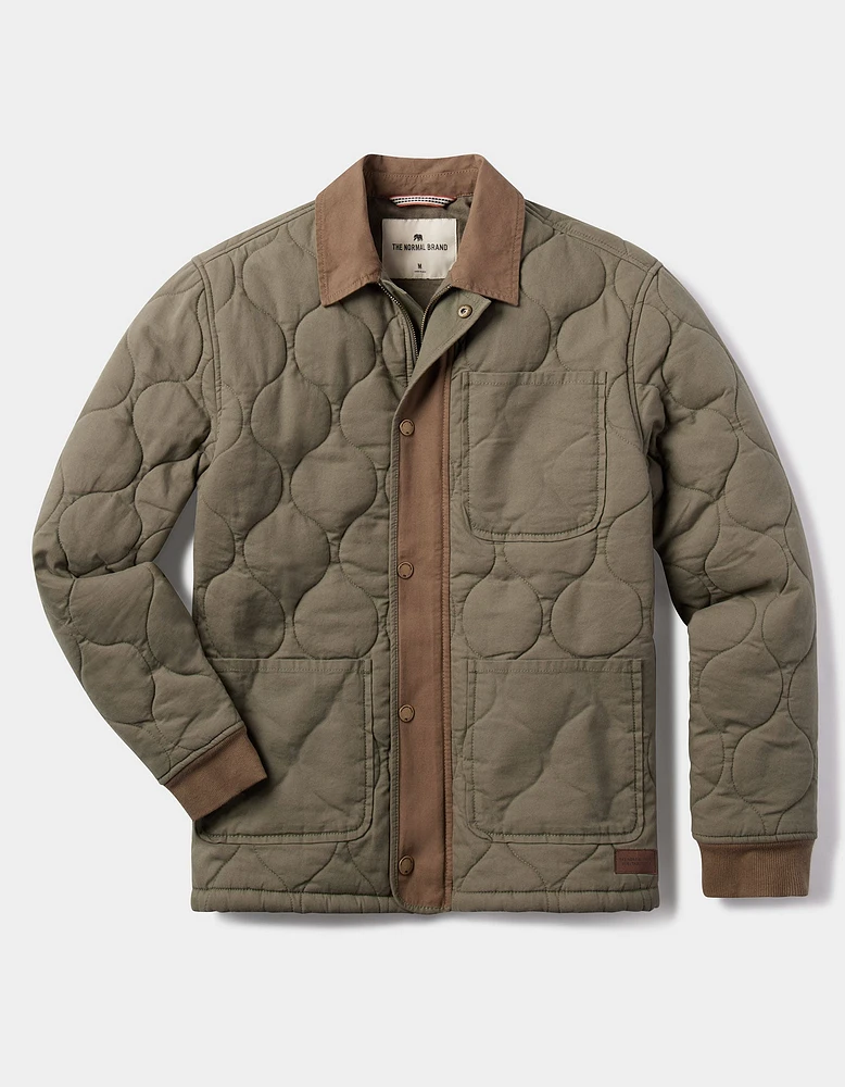 James Canvas Liner Jacket Moss/Cedar