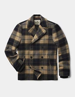 Lan Jacket Navy Windowpane Plaid