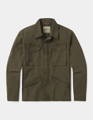 James Canvas Military Jacket Dusty Olive