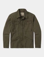 James Canvas Military Jacket Dusty Olive