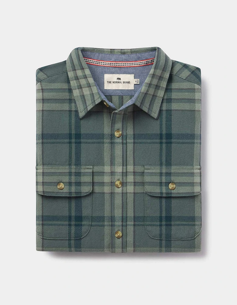 Mountain Overshirt Juniper Plaid