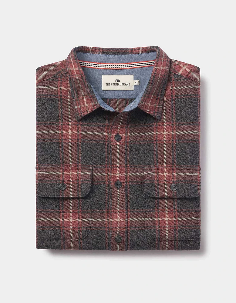 Mountain Overshirt Shadow Plaid