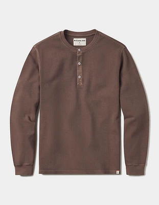 Vintage Thermal Henley Cedar