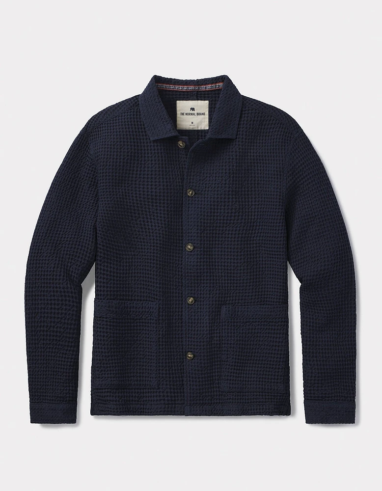 Mountain Waffle Chore Coat Navy