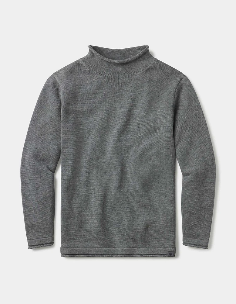 Roll Neck Sweater Grey